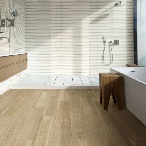 Gresie tip parchet Marazzi, rovere beige, rectificata, Treverkview, 20x120 cm, M0DX