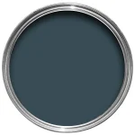 Vopsea albastra mata 7 la suta luciu pentru interior Farrow and Ball Mostra Hague Blue No. 30 100 ml