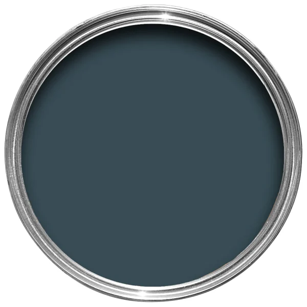 Vopsea albastra mata 7 la suta luciu pentru interior Farrow and Ball Mostra Hague Blue No. 30 100 ml