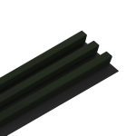 Panou riflaj decorativ Linea Slim Botanic Stegu 3 verde negru 30x150x2650 mm