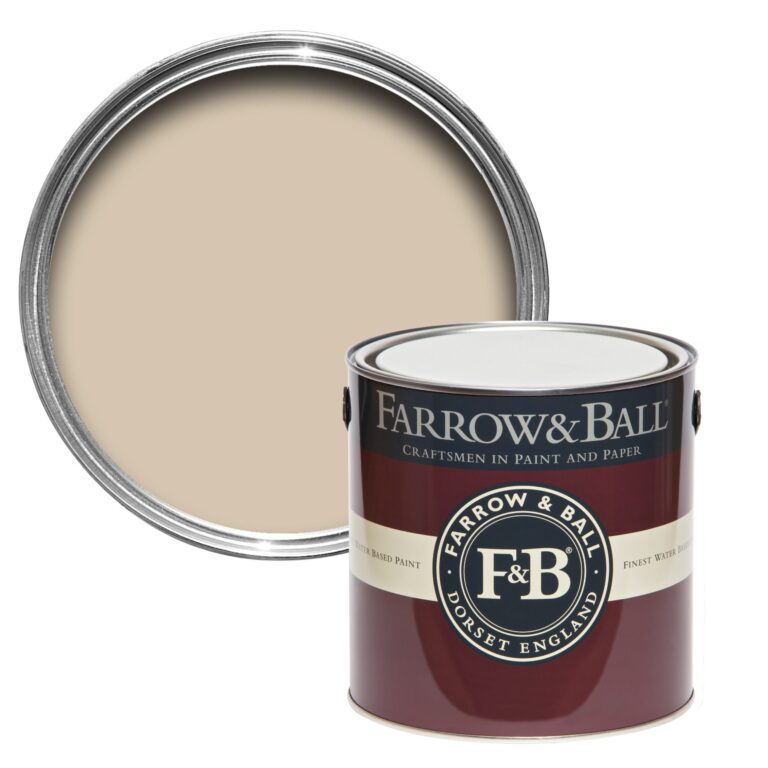 Vopsea taupe mata 7 la suta luciu pentru interior Farrow and Ball Mostra Joa's White No. 226 100 ml