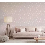 Tapet Arthouse Diamond Stars Blush Kids color Pink 1005 mm x 53 cm