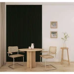 Panou riflaj decorativ Linea Slim Botanic Stegu 3 verde negru 30x150x2650 mm