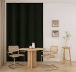 Panou riflaj decorativ Linea Slim Botanic Stegu 3 verde negru 30x150x2650 mm