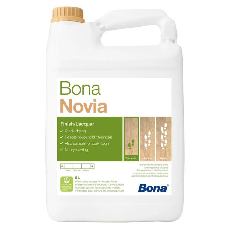 Lac monocomponent parchet, interior, Bona Novia, 5L