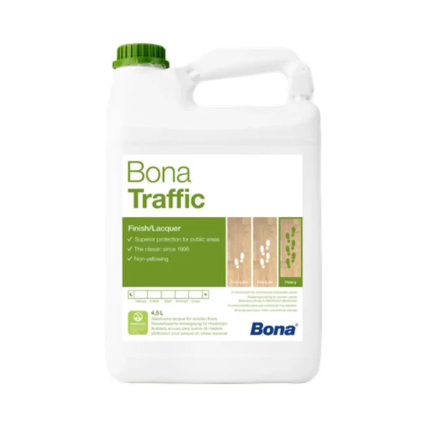 Lac bicomponent mat, trafic intens, poliuretanic, rezistent, Bona, 4.5L