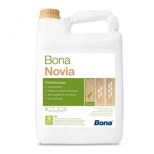 Lac parchet monocomponent, uscare rapida, Bona Novia, 5L