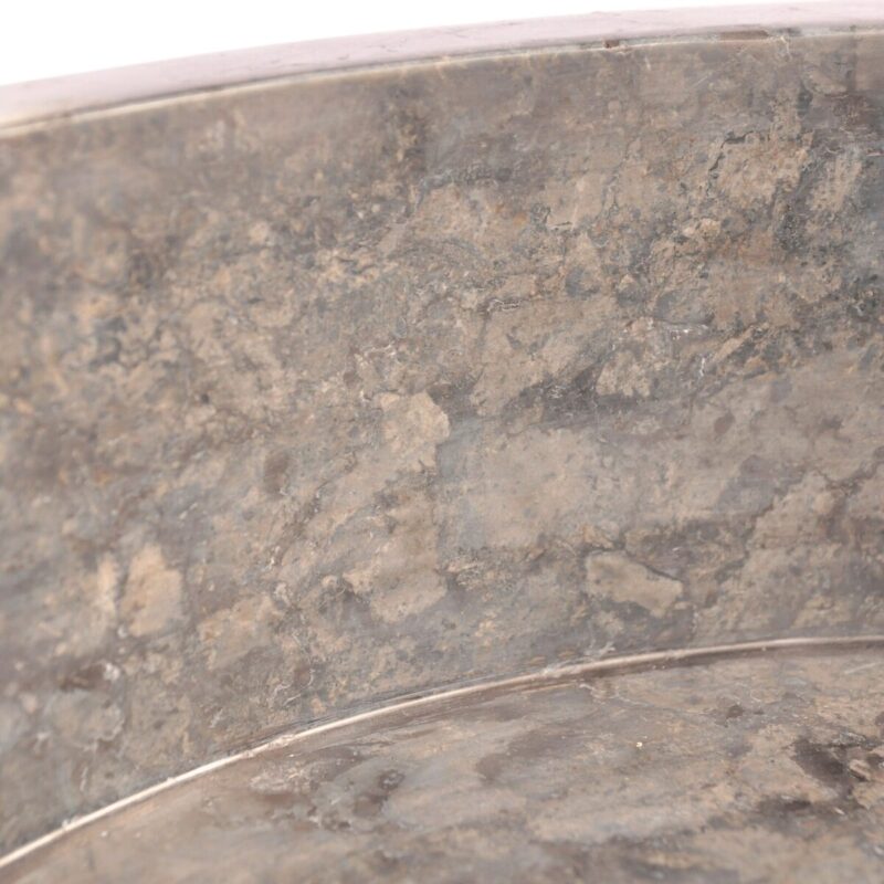 Lavoar marmură gri-bej, lustruit, Fontus 45×45, 15 cm adancime