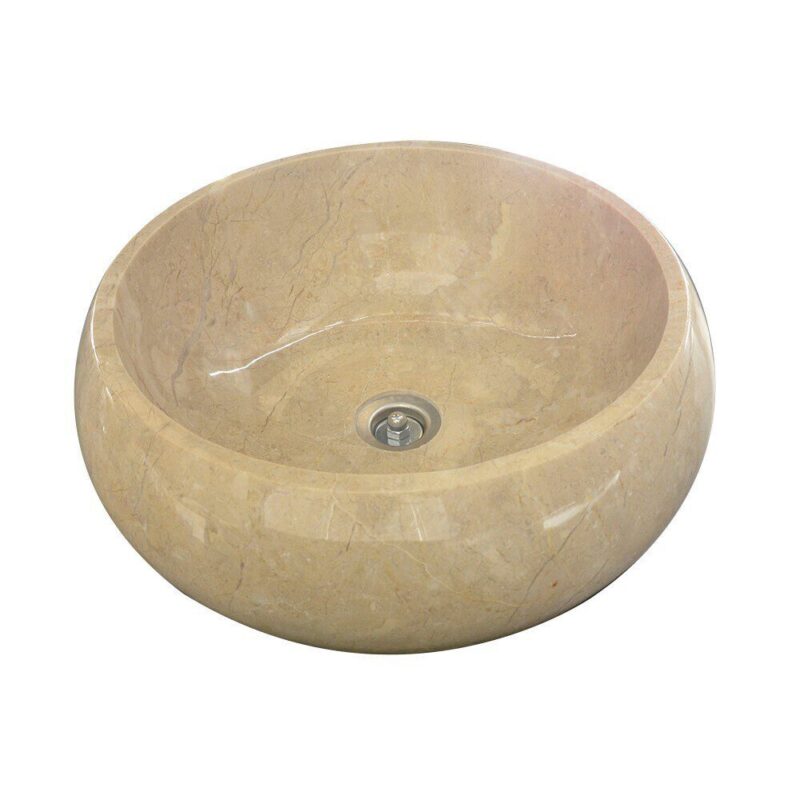 Lavoar marmura, baie, lustruit, bej, Stn 147 Bursa Beige, 40x15 cm - imagine 3