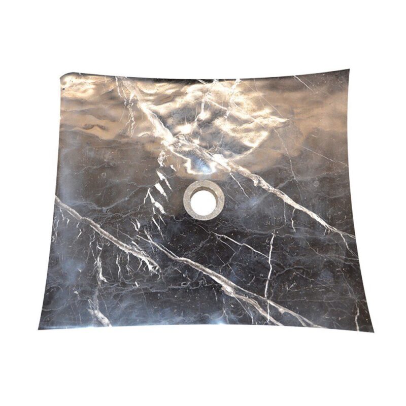 Lavoar Marmura Stn 204 Black 40x45 8 Lustruit - imagine 2