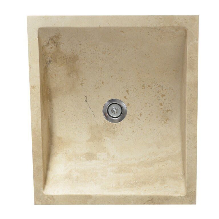 Lavoar Travertin Stn 248 Clasic 40x45 9 Mat