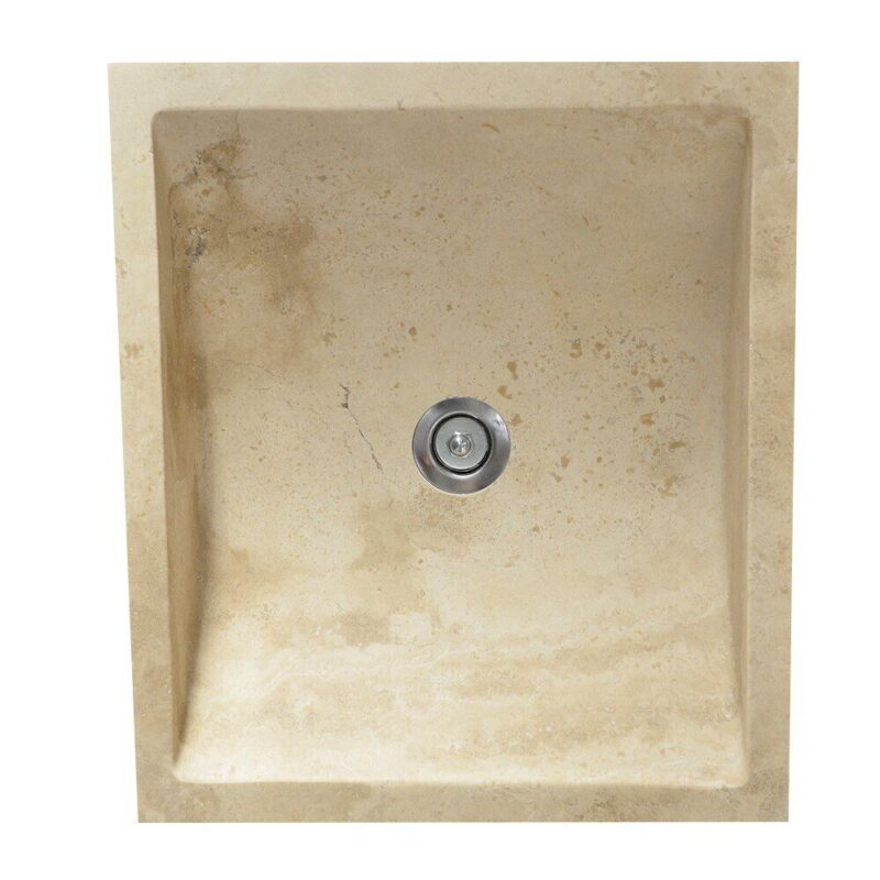 Lavoar Travertin Stn 248 Clasic 40x45 9 Mat - imagine 2