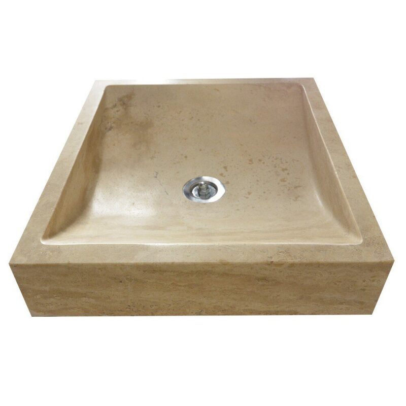 Lavoar Travertin Stn 248 Clasic 40x45 9 Mat - imagine 3