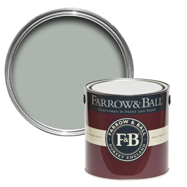 Vopsea albastra mata 7 la suta luciu pentru interior Farrow and Ball Mostra Light Blue No. 22 100 ml