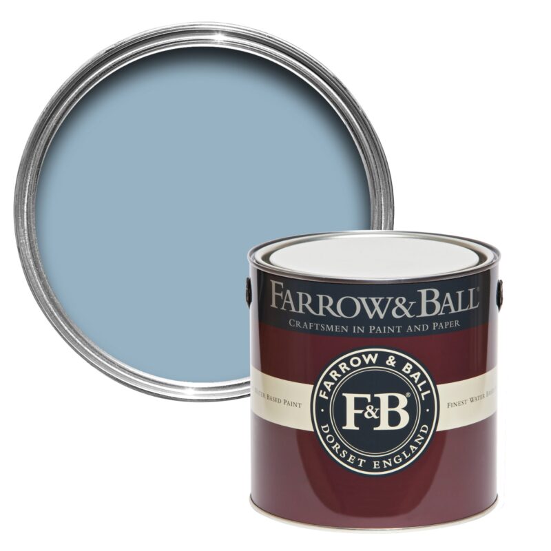 Vopsea mata 2 la suta luciu pentru interior Farrow and Ball Soft Distemper Lulworth Blue No.89 5 Litri - imagine 2