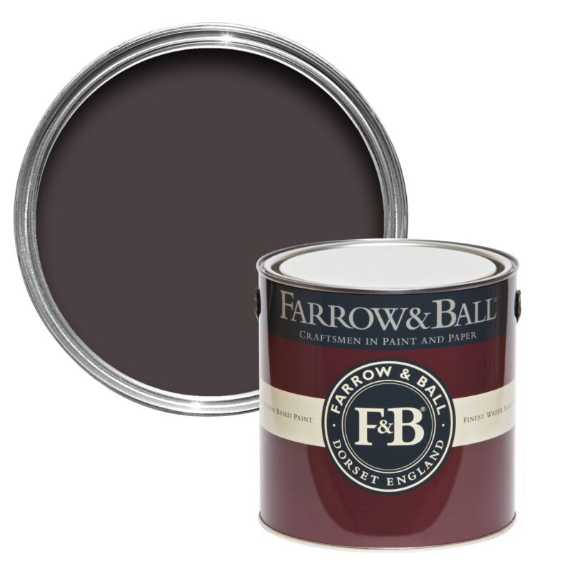 Vopsea maro mata 7 la suta luciu pentru interior Farrow and Ball Mostra Mahogany No. 36 100 ml