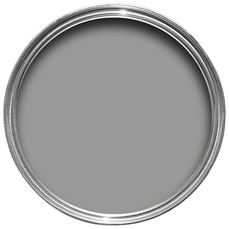 Vopsea gri mata 7 la suta luciu pentru interior Farrow and Ball Mostra Manor House Gray No. 265 100 ml