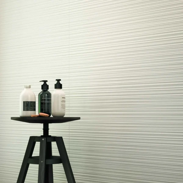 Faianta baie, alb, lucios, Soul White Gloss, Marazzi, 25x76cm