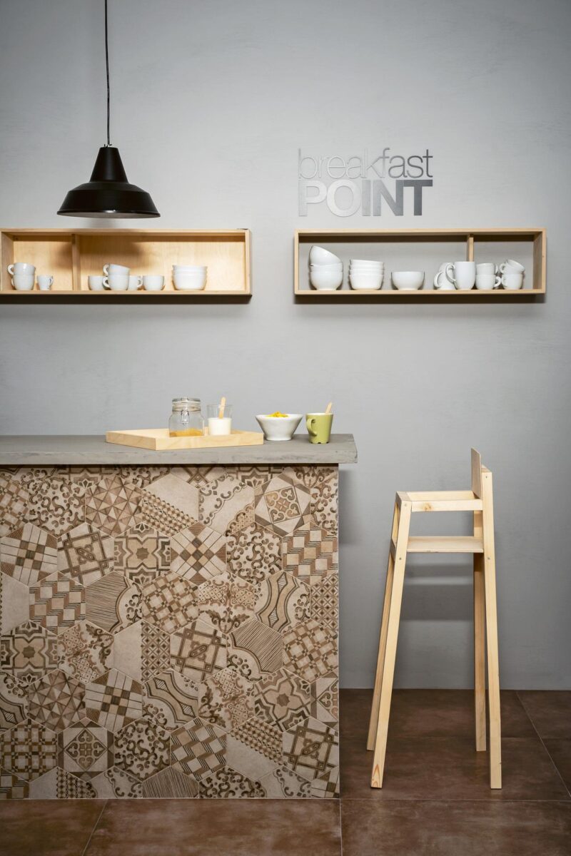 Placa decorativa Marazzi Clays Decoro Cementine Caldo 21X18.2 cm MM7Y - imagine 2