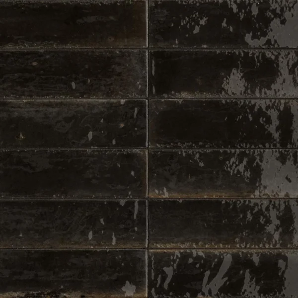 Faianta Neagra Lucioasa Marazzi Lume Black 6X24 cm M6RP