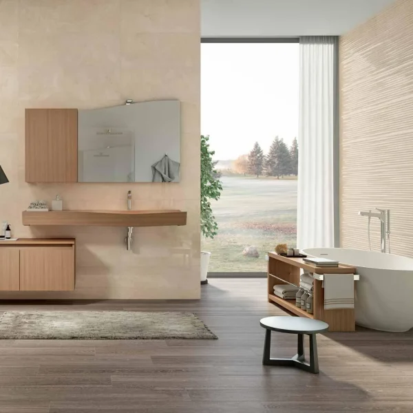 Gresie tip parchet Marazzi Treverkview Rovere Marrone 20x120 cm Rectificata M0EF