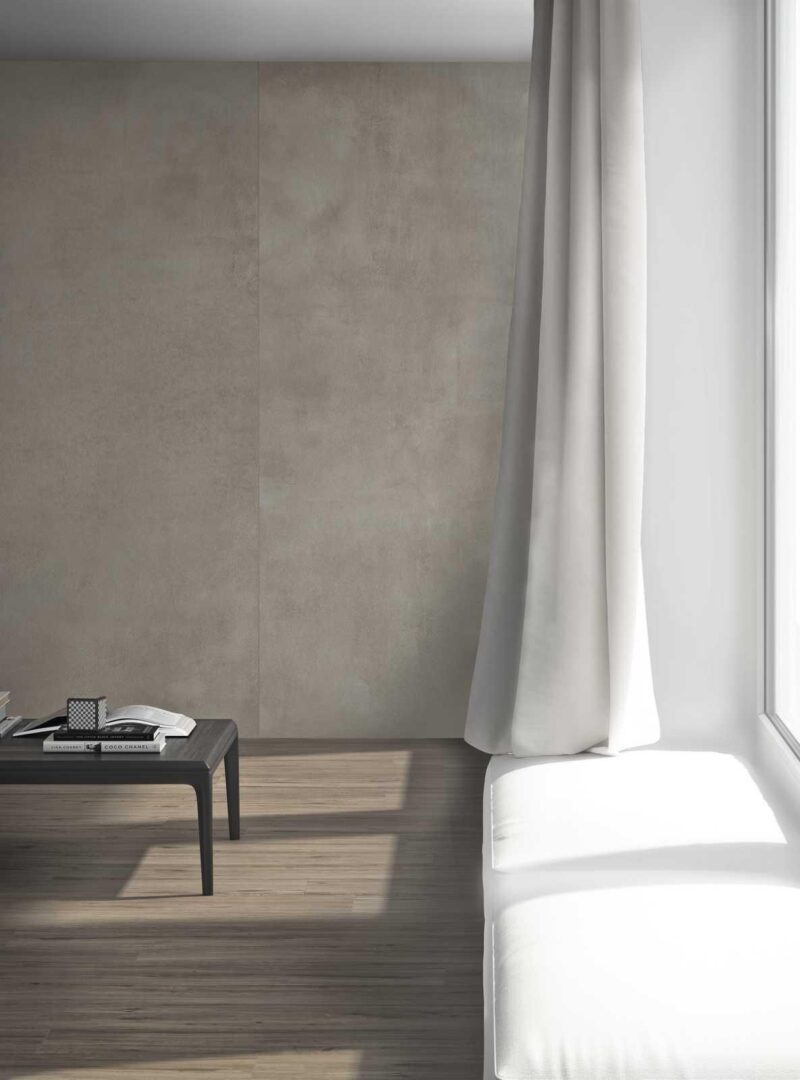 Gresie Gri Rectificata Mata Marazzi Grande Concrete Look Crete 120X120 cm M0GD - imagine 2