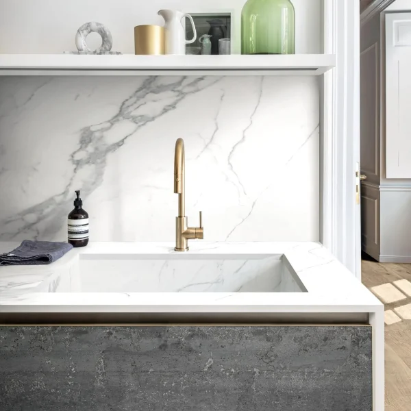 Faianta Alba Rectificata Satinata Marazzi Grande Marble Look Statuario 160X320X6 cm M102