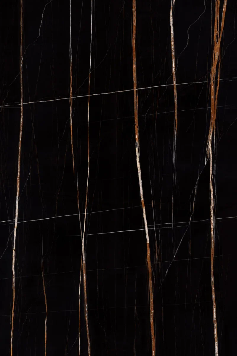 Faianta neagra, lucioasa, Grande Marble Look, 160x320x6 cm, Marazzi, M8ZJ