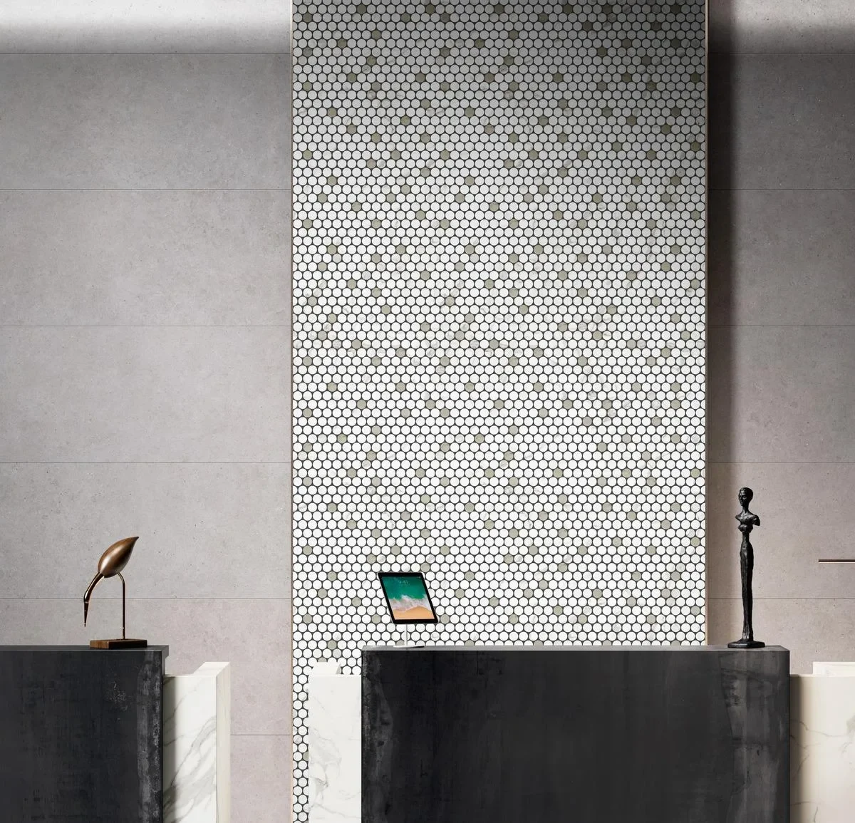 Faianta Gri Rectificata Mata Marazzi Magnifica Moon 60X180 cm M5SW