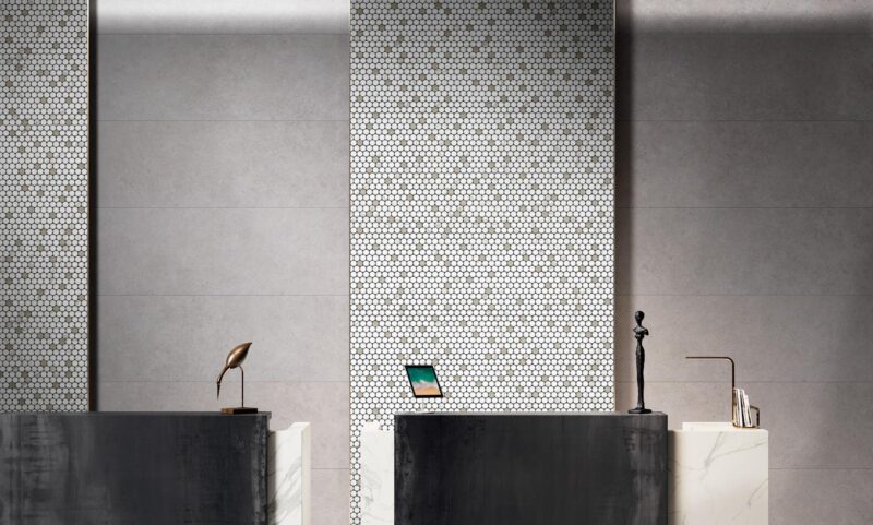 Faianta Gri Rectificata Mata Marazzi Magnifica Moon 60X180 cm M5SW - imagine 2