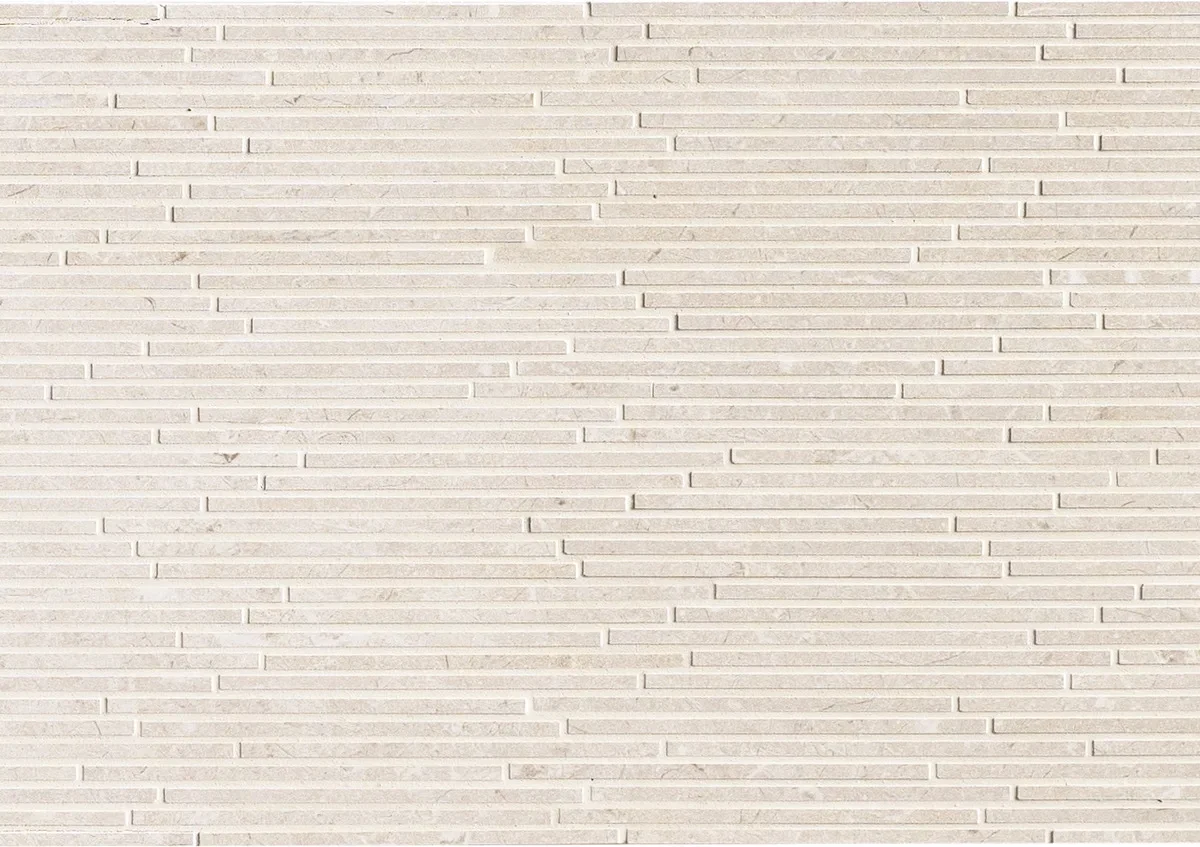 Placa decorativa, mozaic ceramic, marmura, piatra, Limestone Sand, Marazzi Magnifica, 29x38 cm