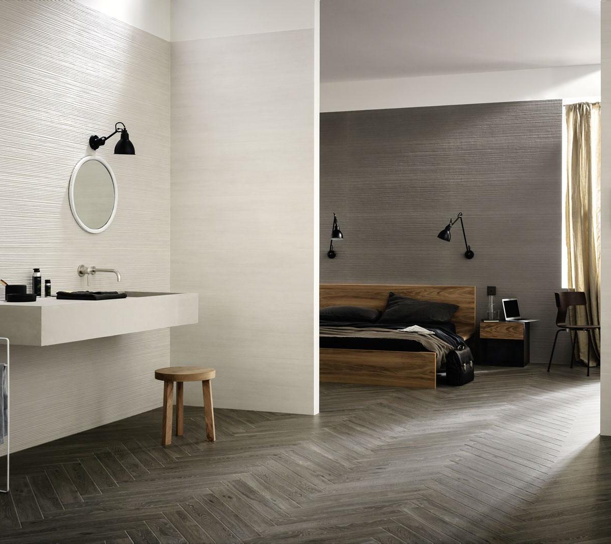 Faianta Gri Rectificata Structurata Marazzi Materika Spatula Fango 40X120 cm MMN8