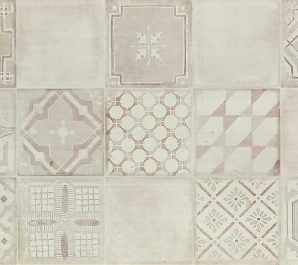 Placa decorativa Marazzi Materika Decoro Cementine Beige Fango 40X120 cm MMJX