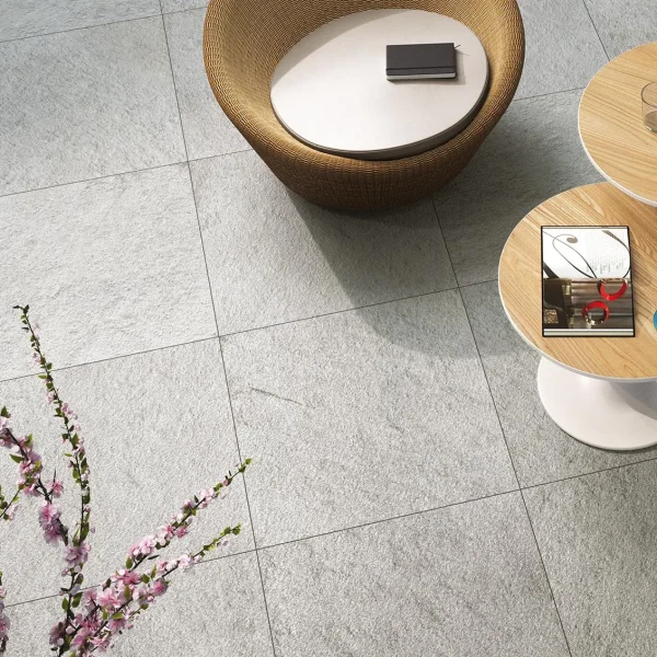 Gresie portelanata exterior Multiquartz20 Gray, rectificata, Marazzi, 60x60 cm