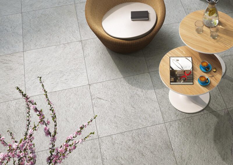 Gresie portelanata exterior Multiquartz20 Gray, rectificata, Marazzi, 60x60 cm