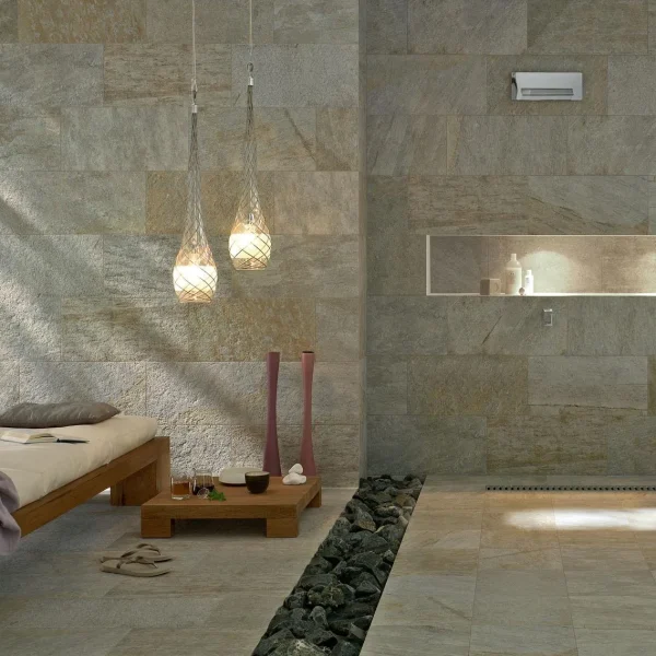 Gresie Gri Structurata Marazzi Multiquartz Gray 20X40 cm MK83