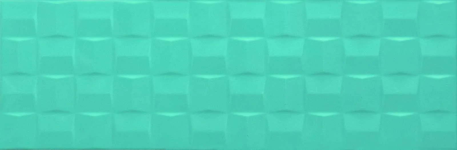 Faianta Albastra Structurata Marazzi Pottery Turquoise Cube 3D 25x76 cm MMVH