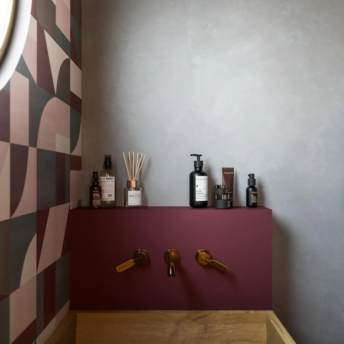 Placa decorativa Marazzi Eclettica Cream Decoro Carioca 40X120 cm M1AN