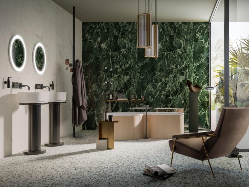 Faianta Alba Rectificata Satinata Marazzi Allmarble Statuario 40X120 cm M6GS