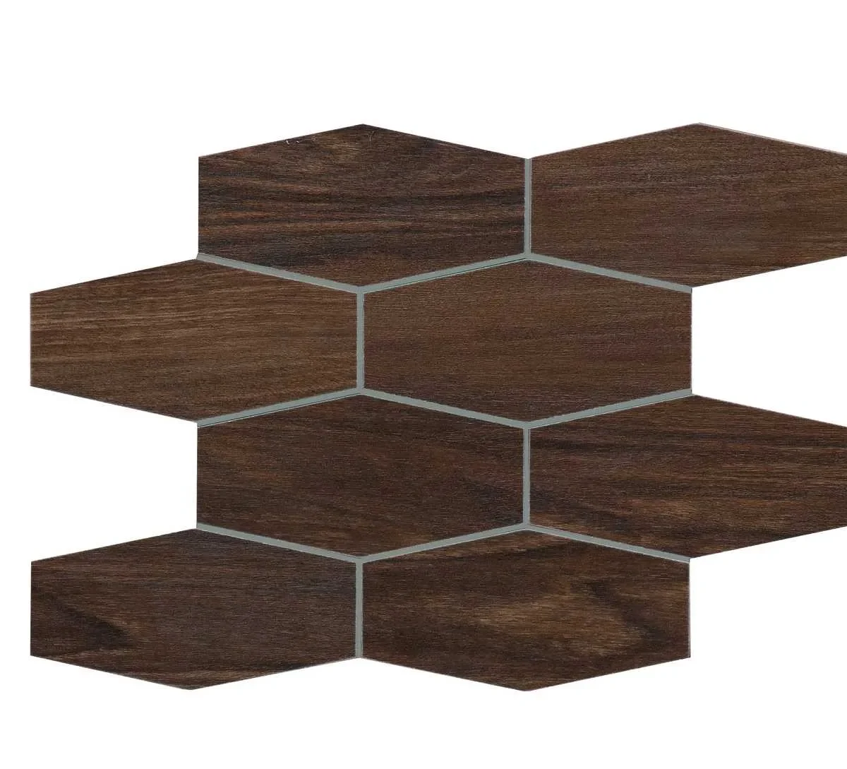 Placa decorativa mozaic, Treverkchic Noce Americano, 25x30 cm, Marazzi MH5R