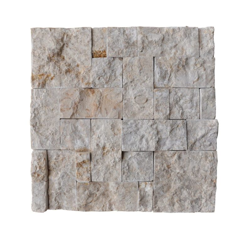 Marmura Faccia Stn 866 Cream Mozaic 30.5x30.5 2 Scapitat - imagine 3