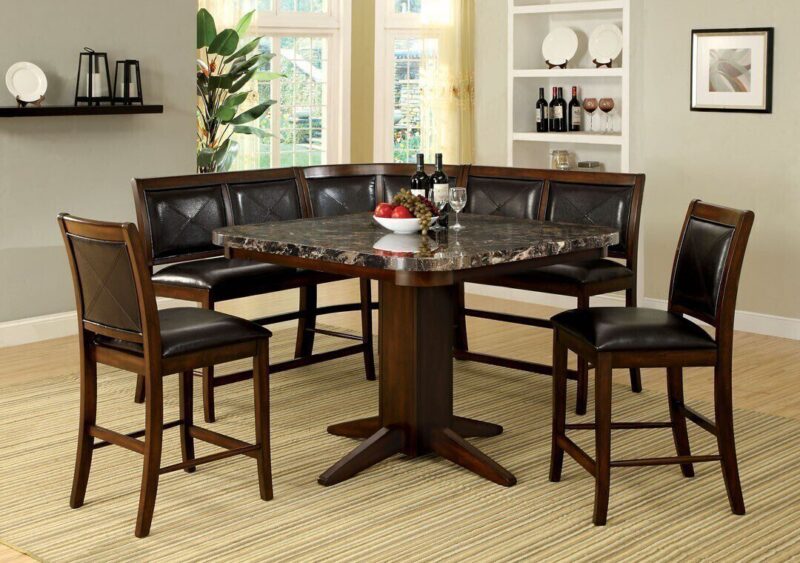 Marmura Maron Emperador Placaj 60x60 2 Lustruit - imagine 3
