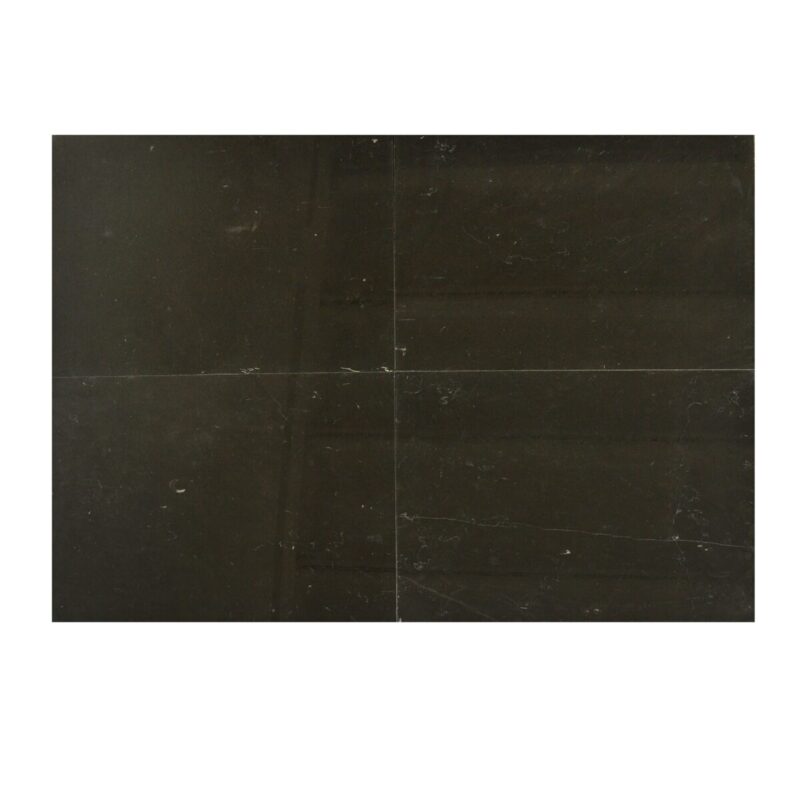 Marmura neagra Nero Marquina, placaj lustruit, 60x60 cm, interior - imagine 3