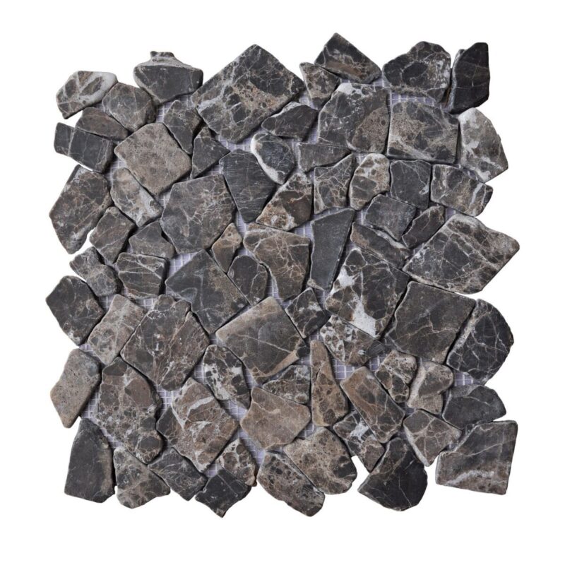 Marmura Pazzo Stn 863 Emperador Mozaic 30.5x30.5 0.5 Antichizat - imagine 3