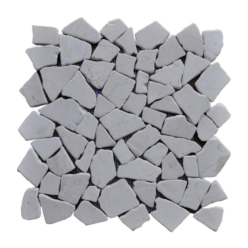Marmura Pazzo Stn 865 Cream Mozaic 30.5x30.5 0.5 Antichizat - imagine 2
