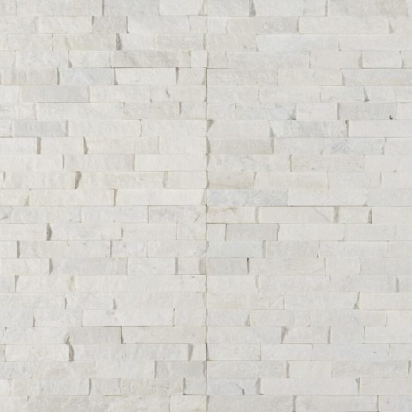 Marmura Petra Milk White Mozaic Placaj 60x15 1.5 Scapitat