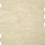 Marmura Petra Milk White Mozaic Shape Z Placaj 55×15 1.5 Scapitat