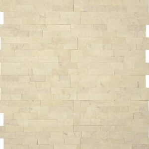 Marmura Petra Milk White Mozaic Shape Z Placaj 55x15 1.5 Scapitat