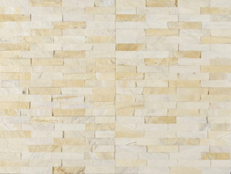 Marmura Petra Yellow Mixed Mozaic Placaj 60x15 1.5 Scapitat - imagine 2