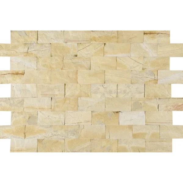 Marmura Petra Yellow placaj 20x10 cm, scapitat, galben, 1.5 cm grosime